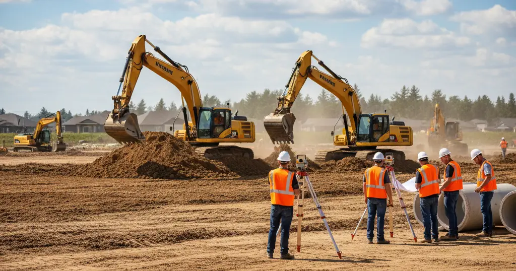 trabajos de excavaciones y movimientos de tierra